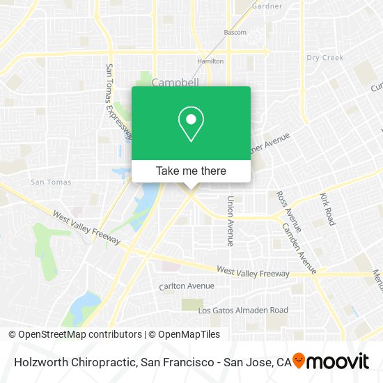 Holzworth Chiropractic map
