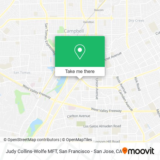 Mapa de Judy Collins-Wolfe MFT