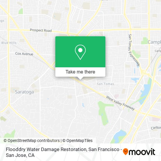 Mapa de Flooddry Water Damage Restoration