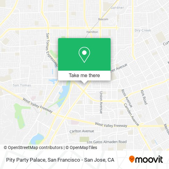 Pity Party Palace map