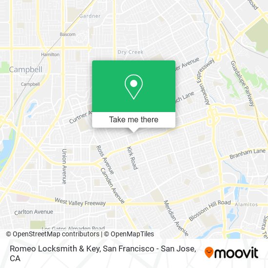 Romeo Locksmith & Key map