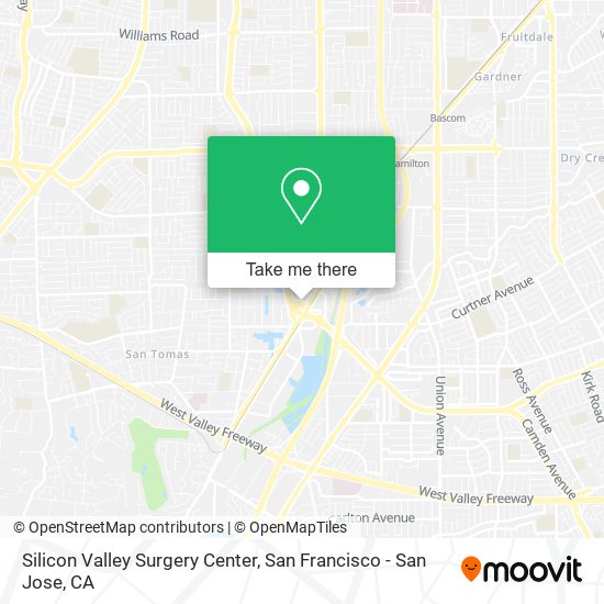 Silicon Valley Surgery Center map