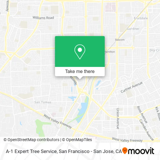 Mapa de A-1 Expert Tree Service