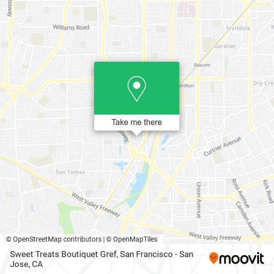 Mapa de Sweet Treats Boutiquet Gref
