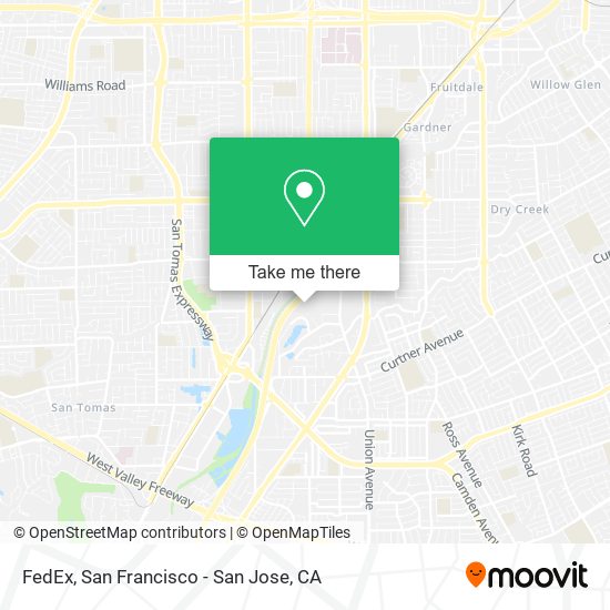 Mapa de FedEx
