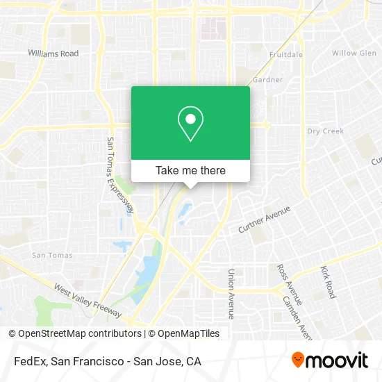 Mapa de FedEx