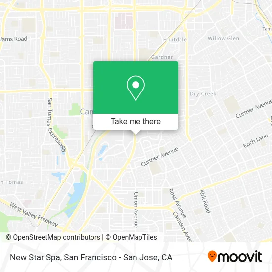 New Star Spa map