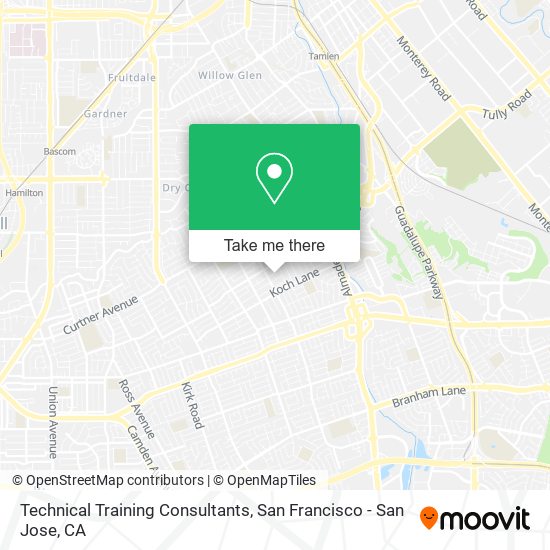 Technical Training Consultants map