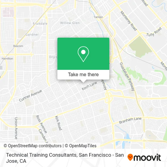 Technical Training Consultants map