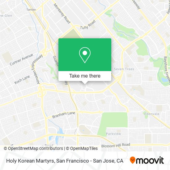 Mapa de Holy Korean Martyrs