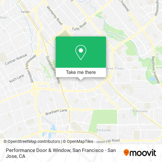 Mapa de Performance Door & Window
