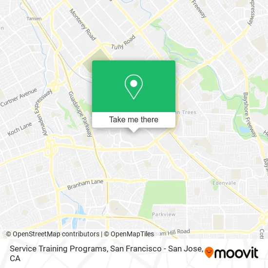 Mapa de Service Training Programs