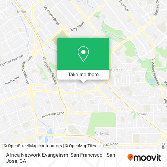 Mapa de Africa Network Evangelism
