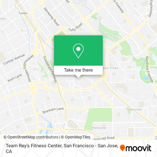 Mapa de Team Rey's Fitness Center