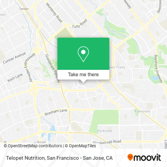 Mapa de Telopet Nutrition