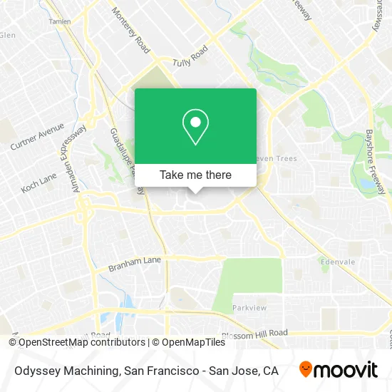 Mapa de Odyssey Machining