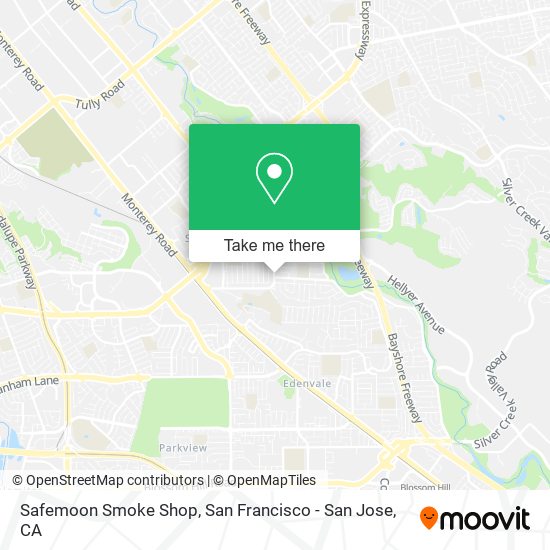 Mapa de Safemoon Smoke Shop