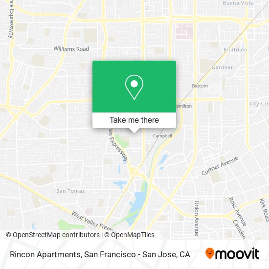 Rincon Apartments map