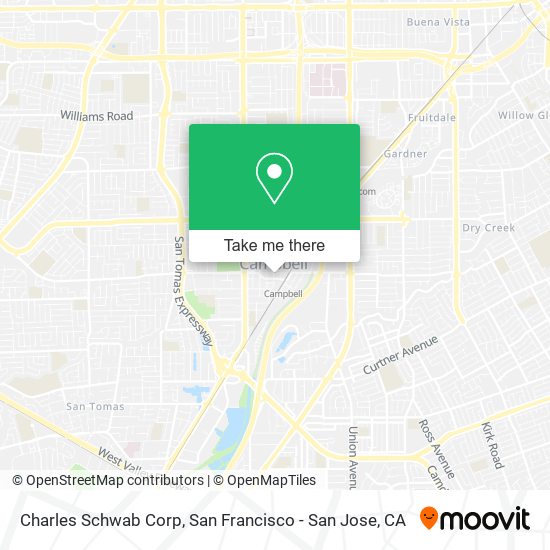 Charles Schwab Corp map