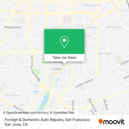 Foreign & Domestic Auto Repairs map