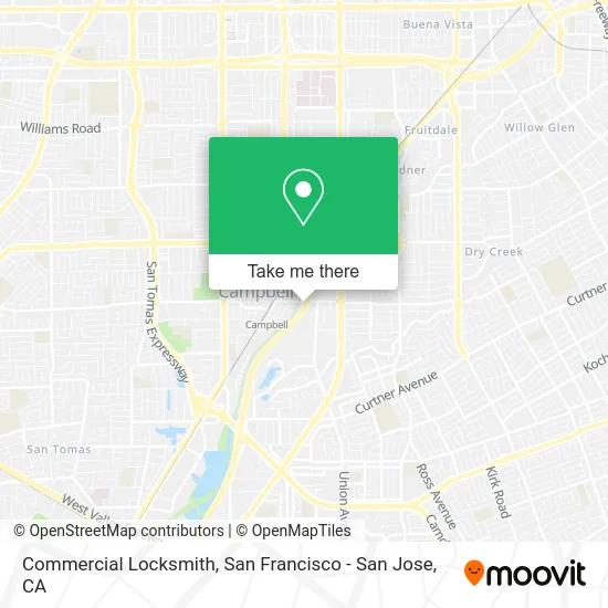 Commercial Locksmith map