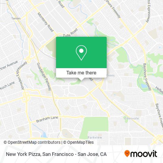 Mapa de New York Pizza
