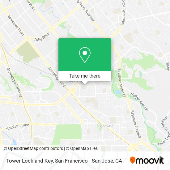Tower Lock and Key map