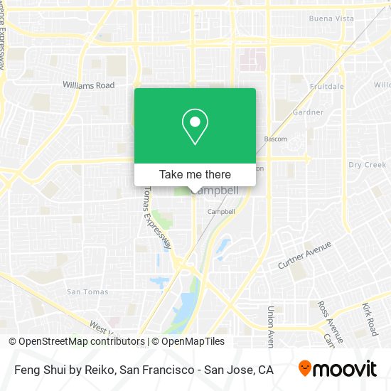 Feng Shui by Reiko map