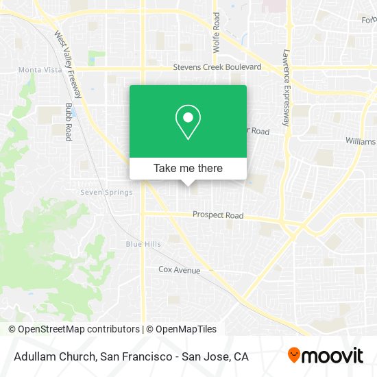 Adullam Church map
