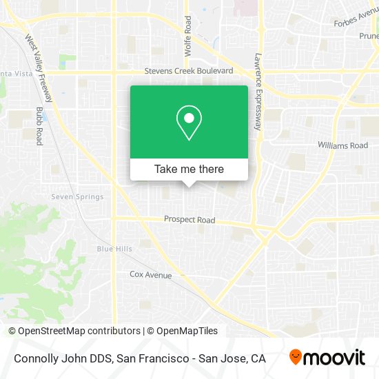 Connolly John DDS map