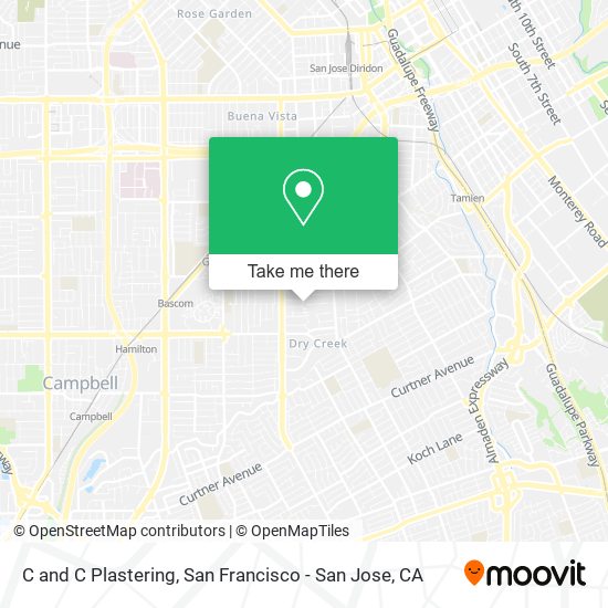 C and C Plastering map