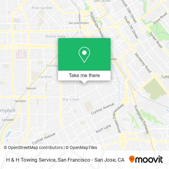 Mapa de H & H Towing Service
