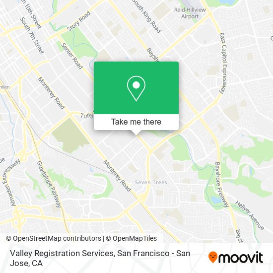 Mapa de Valley Registration Services