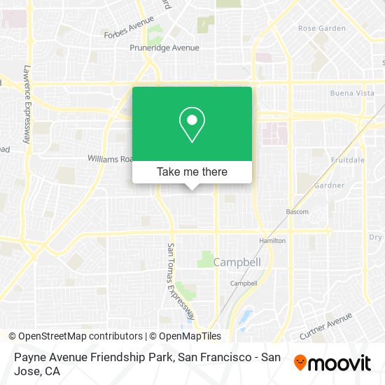 Mapa de Payne Avenue Friendship Park