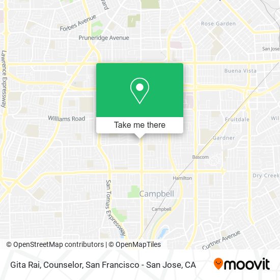 Gita Rai, Counselor map