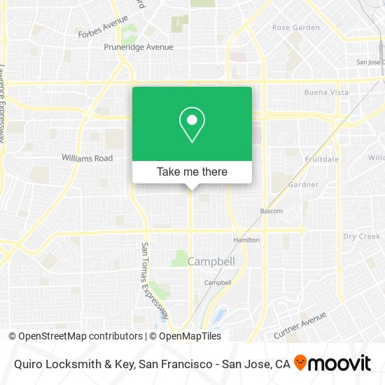Mapa de Quiro Locksmith & Key