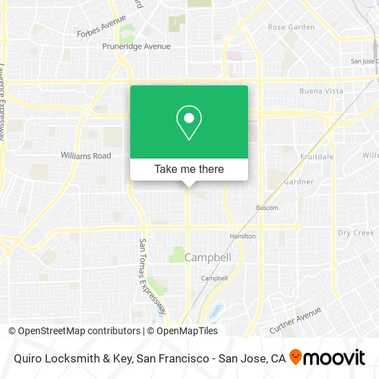 Quiro Locksmith & Key map