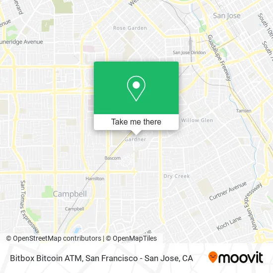 Bitbox Bitcoin ATM map