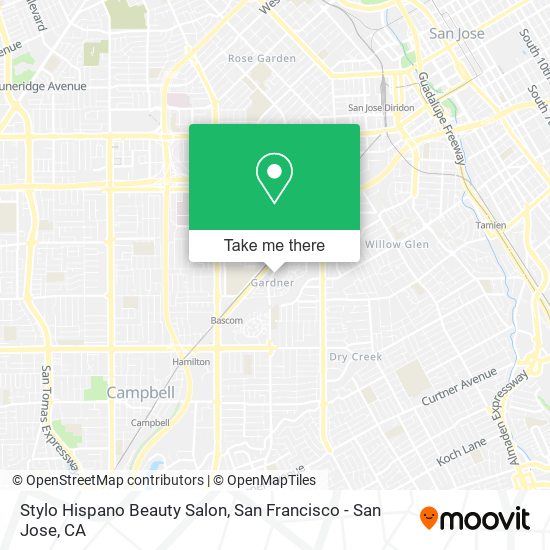 Stylo Hispano Beauty Salon map