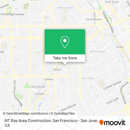 NT Bay Area Construction map