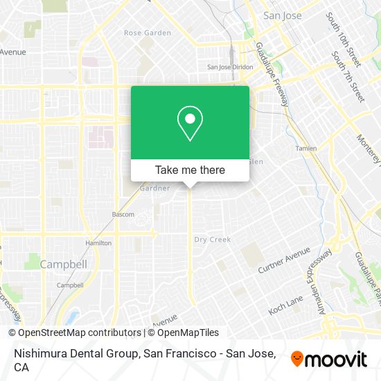 Nishimura Dental Group map