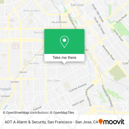 ADT A Alarm & Security map