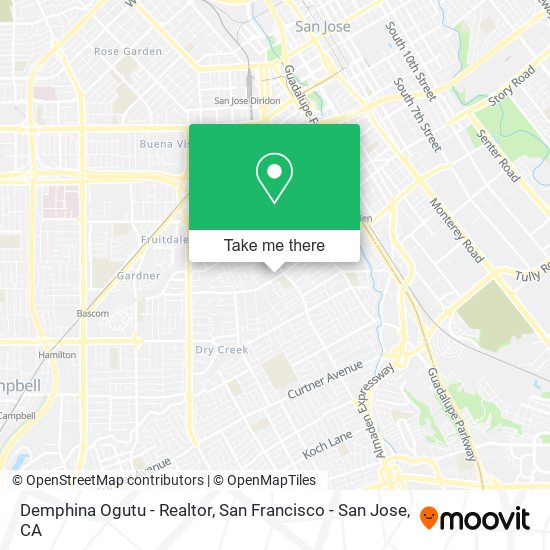 Demphina Ogutu - Realtor map