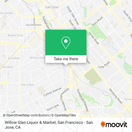 Willow Glen Liquor & Market map