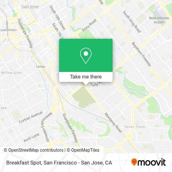Breakfast Spot map