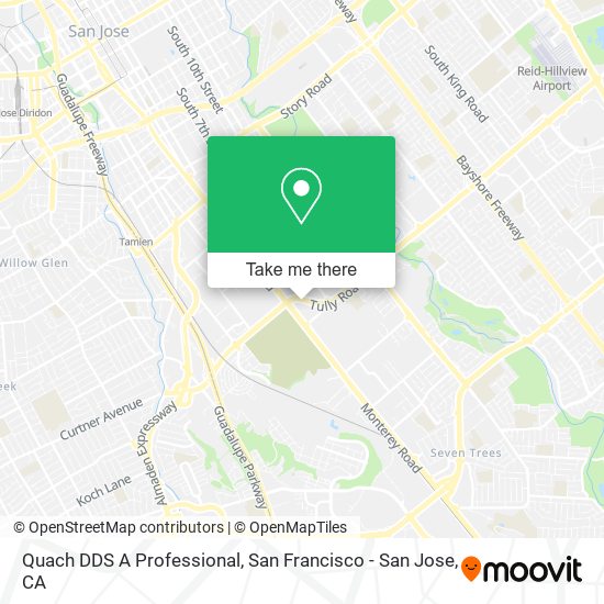 Mapa de Quach DDS A Professional