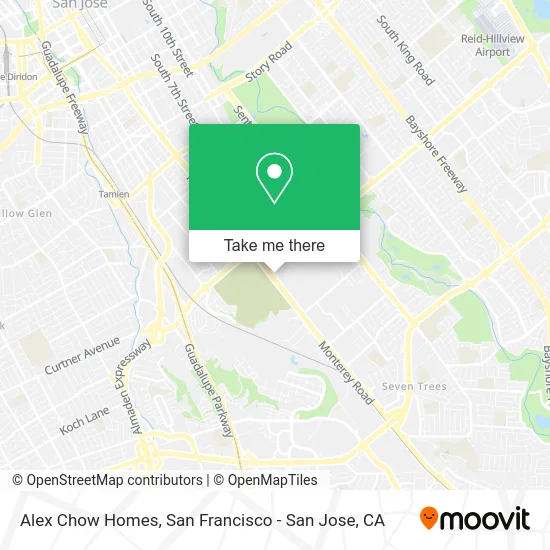 Alex Chow Homes map