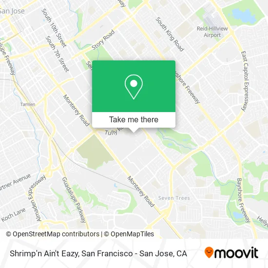 Shrimp'n Ain't Eazy map