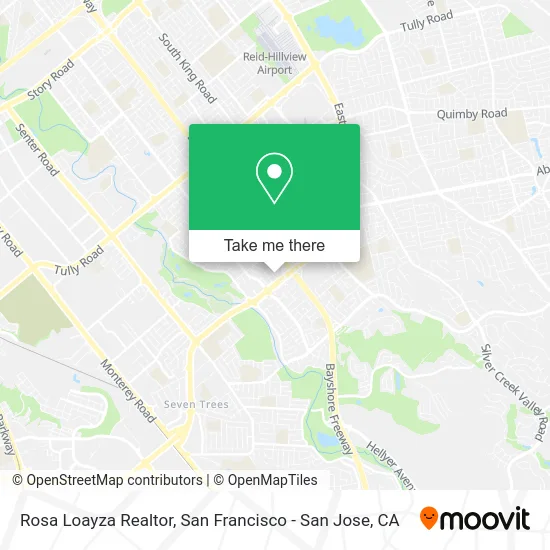 Rosa Loayza Realtor map