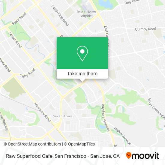 Mapa de Raw Superfood Cafe
